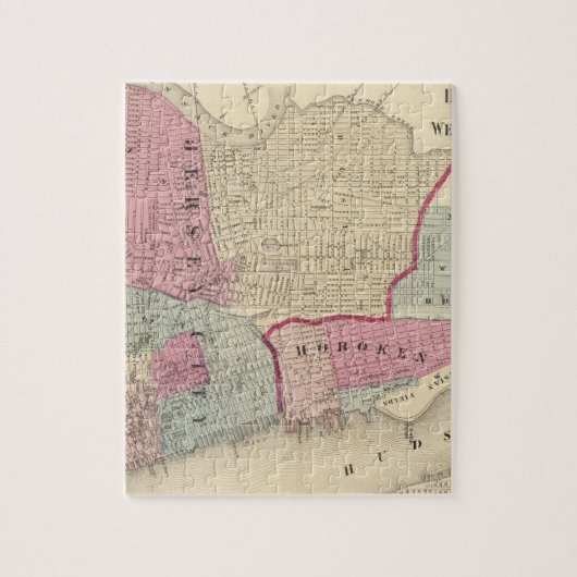 ジャージーシティ・ホボケン ジグソーパズル (縦)