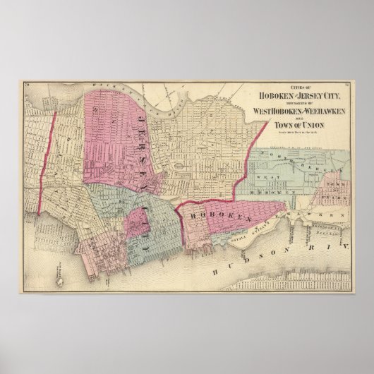 ジャージーシティ・ホボケン ポスター (正面)