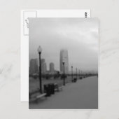 ジャージーシティfromリバティ州パーク ポストカード (正面/裏面)