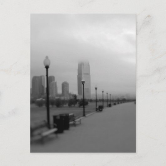 ジャージーシティfromリバティ州パーク ポストカード (正面)