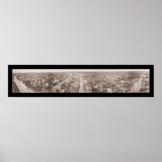 ジャージーシティNJパンビュー写真1909 ポスター (正面)