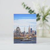 ジャージーシティNJ – 警察艇バイコルゲートクロック ポストカード (スタンド正面)