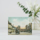 ジャージーシティNJ 1908ヴィンテージ ポストカード (スタンド正面)