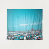 ジャージーショアコーストビーチアートタペストリー タペストリー (正面(横))