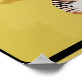 ジャージーショアビーチヴィンテージスタイル ポスター (角)