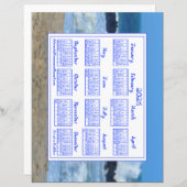 ジャージーショアフォト2025年カレンダーとファブリックフォント (正面/裏面)