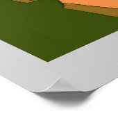 ジャージーショアヴィンテージスタイル ポスター (角)