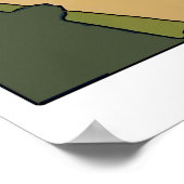 ジャージーショアヴィンテージスタイル、編集文字 ポスター (角)