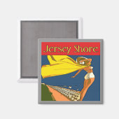 ジャージーショアヴィンテージ マグネット (正面/裏面)