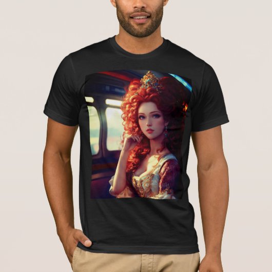 ジャージーショートスリーブTシャツUsaトレンド Tシャツ (正面)