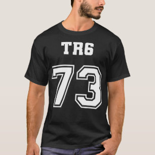 ジャージースタイルの勝利TR6 73 1973イギリス英語S Tシャツ
