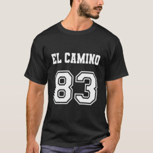 ジャージースタイルエルカミーノ83 1983オールドスクールマッスルC Tシャツ