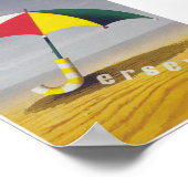 ジャージーチャンネル島ヴィンテージ旅行ポスター ポスター (角)