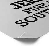 ジャージーデビルクリーチャークリプチドカスタマイズ可能文字 ポスター (角)