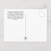 ジャージーデビルハガキ ポストカード (裏面)