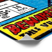 ジャージーデビルヴィンテージ ポスター (角)