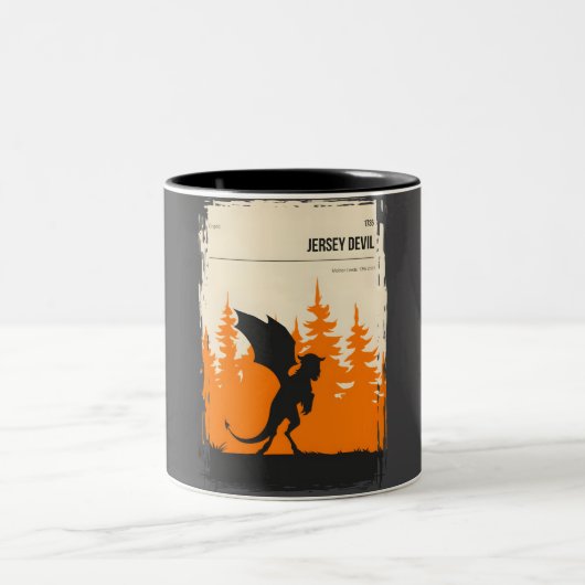 ジャージーデビル暗号本表紙ポスター ツートーンマグカップ (中央)