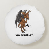 ジャージーデビル「J.D.Wozzle"クリプチド ラウンドクッション (裏面)
