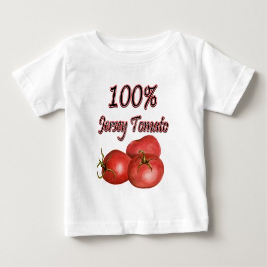 ジャージートマト100% ベビーTシャツ (正面)