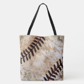 ジャージーナンバー名ヴィンテージルック野球バッグ トートバッグ (裏面)