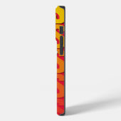 ジャージーパーソナライズされたアメリカンフットボール Case-Mate iPhoneケース (裏面 / 左)