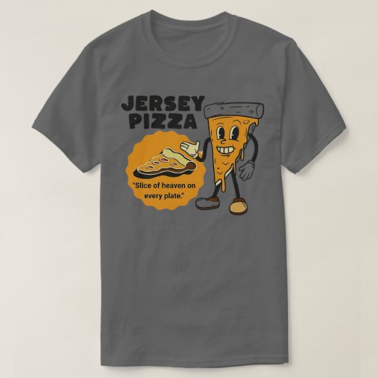 ジャージーピザ Tシャツ (デザイン正面)