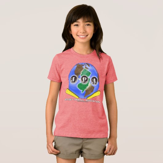 ジャージーピンボール連合リーグTシャツ トライブレンドＴシャツ (正面全面)