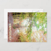 ジャージーファウンで移動の少ない道路 ポストカード (正面/裏面)