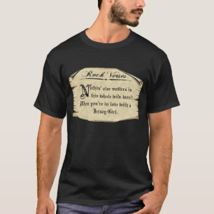 "ジャージー女の子" Tシャツ