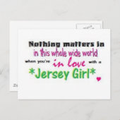 ジャージー少女、この広さでは何も問題ない… ポストカード (正面/裏面)