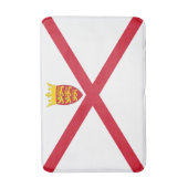 ジャージー島の旗 バスマット (正面縦)