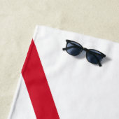 ジャージー島の旗 ビーチタオル (インサイチュ)