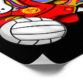 ジャージー州バレーボールファンジャージー ポスター (角)