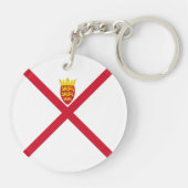 ジャージー州旗 キーホルダー (裏面)