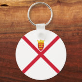 ジャージー州旗 キーホルダー (正面)