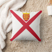 ジャージー州旗 クッション (ブランケット)