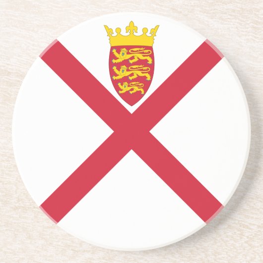 ジャージー州旗 コースター (正面)