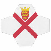 ジャージー州旗 サッカーボール (フラット)
