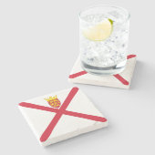 ジャージー州旗 ストーンコースター (横)