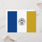 ジャージー州旗(ニュージャージー州) カード (正面/裏面インサイチュ)