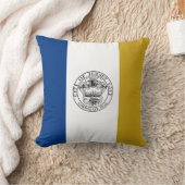 ジャージー州旗（ニュージャージー州） クッション (ブランケット)