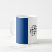 ジャージー州旗（ニュージャージー州） コーヒーマグカップ (正面左)