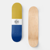 ジャージー州旗（ニュージャージー州） スケートボード (正面)