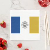 ジャージー州旗（ニュージャージー州） スタンダードランチョンナプキン (インサイチュ)