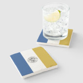 ジャージー州旗(ニュージャージー州) ストーンコースター (横)