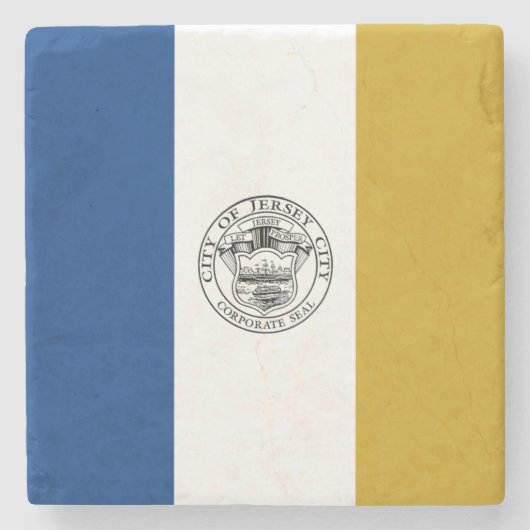 ジャージー州旗(ニュージャージー州) ストーンコースター (正面)