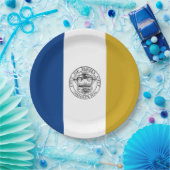 ジャージー州旗（ニュージャージー州） ペーパープレート (パーティー)