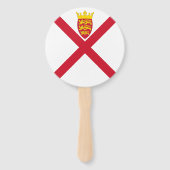 ジャージー州旗 ハンドファン (裏面)