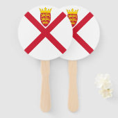 ジャージー州旗 ハンドファン (正面&裏面)