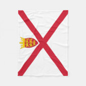 ジャージー州旗 フリースブランケット (正面)